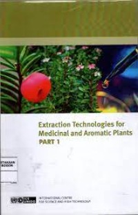 Extraction Technologies for Medicinal and Aromatic Plants