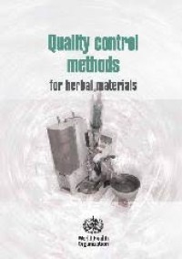 Quality Control Methods for Herbal Materials